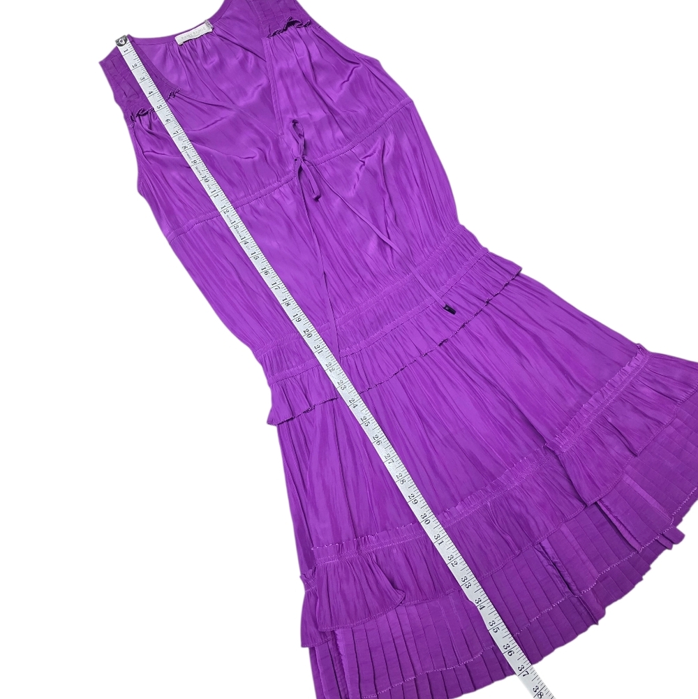 RAMY BROOK HADLEY RUFFLED BLOUSON DRESS XS - Picture 8 of 12